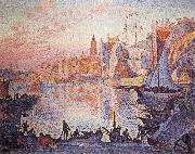 Paul Signac The Port of Saint-Tropez oil painting on canvas